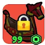 Wooden boat with a tall dragon-shaped prow and a lock badge.