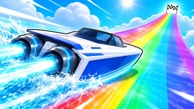 Boat Race with 99 Engines official artwork
