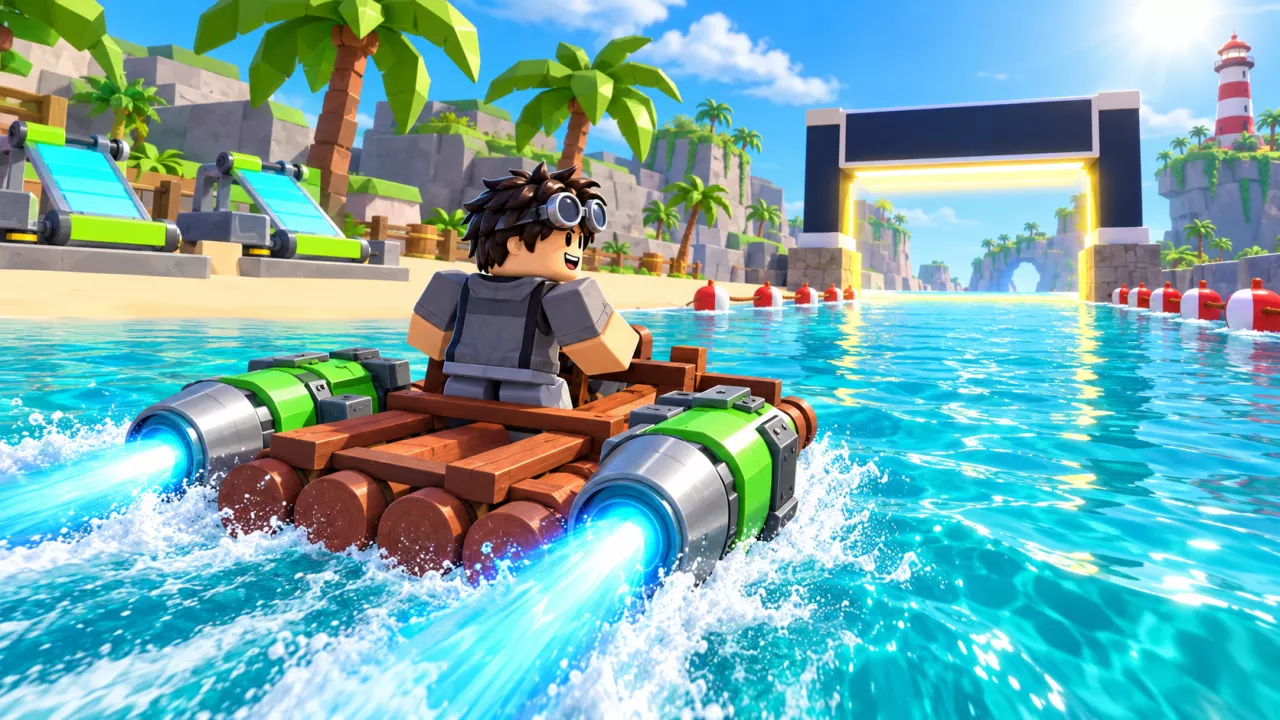 Boat Race with 99 Engines Beginner Guide &mdash; illustrated cover