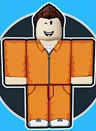 Prisoner partner wearing an orange prison uniform.